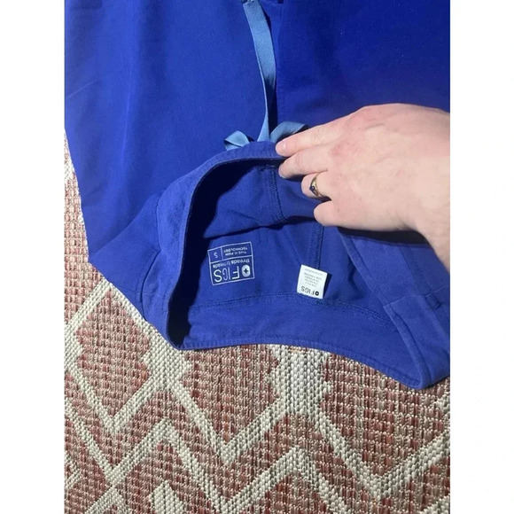Figs Threads for Threads Blue Nursing Drawstring Pants Size Small - Picture 4 of 5